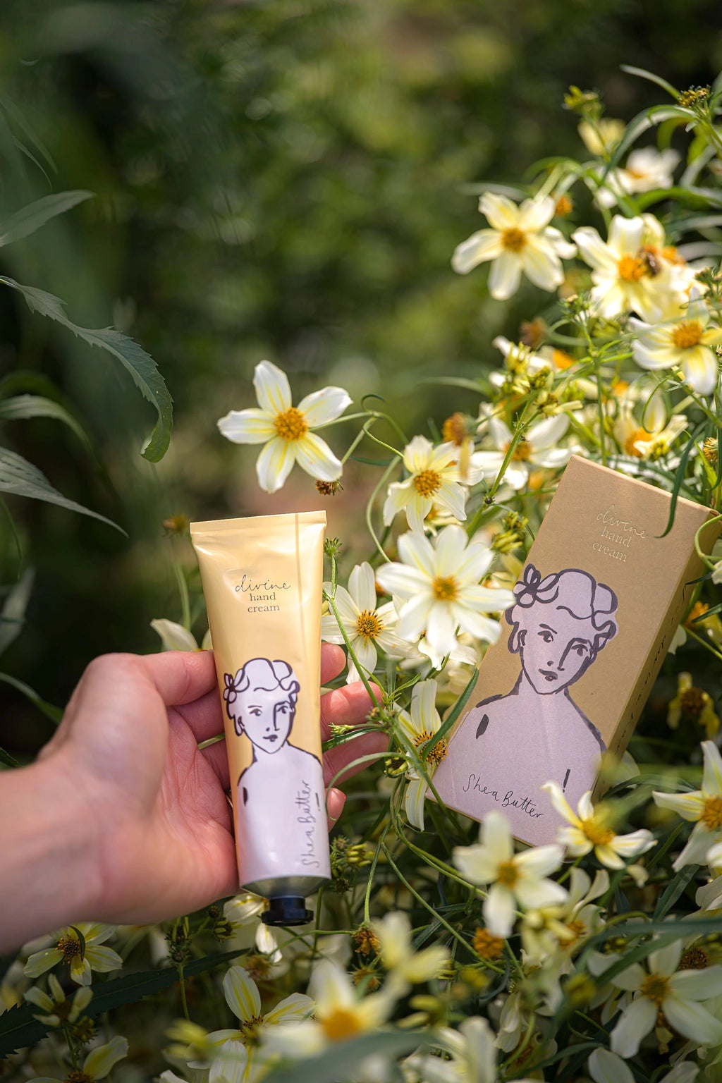 Crème pour les mains au beurre de karité