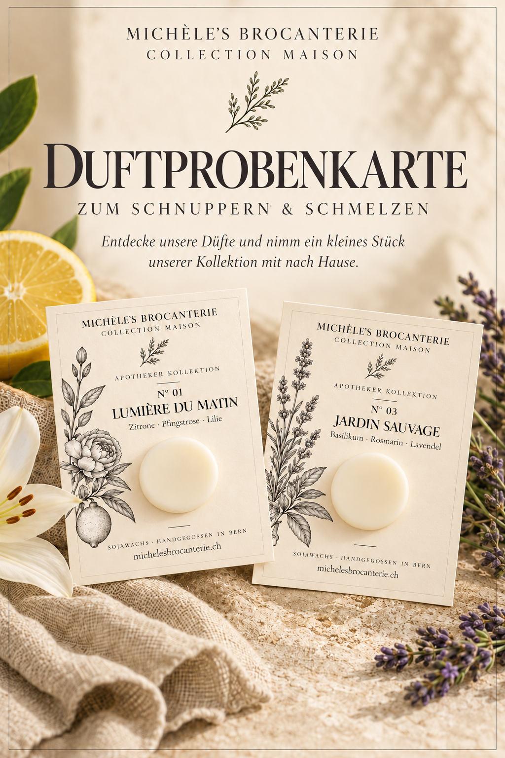 Duftprobenkarte