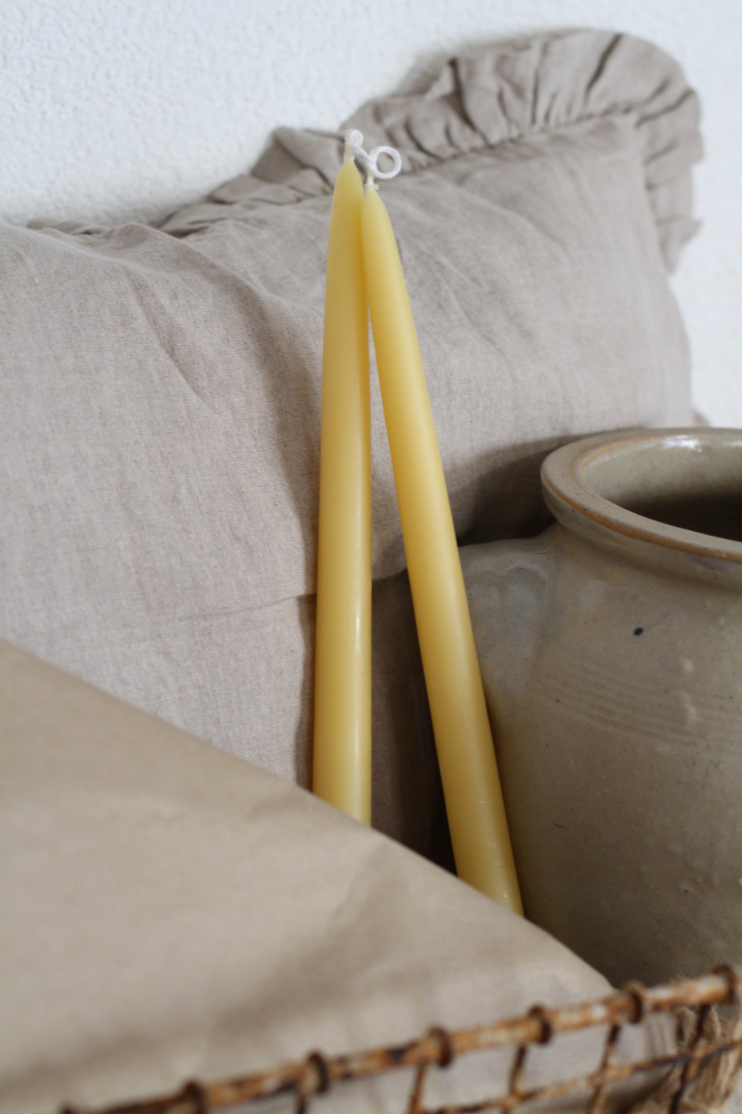 Bougie en cire d'abeille « Longue »